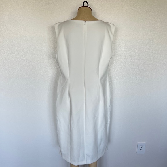 Calvin Klein Women’s Sleeveless Sheath with Shoulder Embellishment Plus Size 16W - Picture 5 of 13